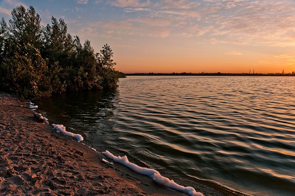 Места для купания и рыбалки в Киеве - Тяглое озеро